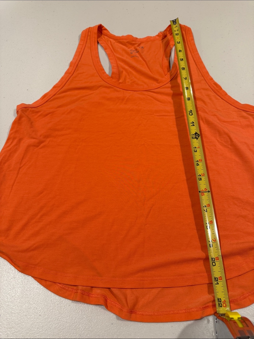 GAP Bright Orange Racerback Tank - Picture 2 of 5